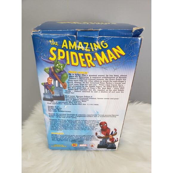 Marvel Green Goblin Mini Bust Statue #650/1964 By Dynamic Forces Spiderman 8" - Picture 7 of 8